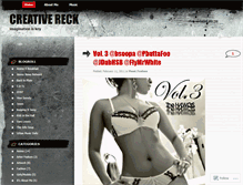 Tablet Screenshot of creativereck.wordpress.com