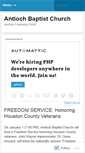 Mobile Screenshot of antioch230.wordpress.com