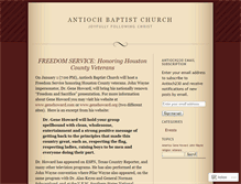 Tablet Screenshot of antioch230.wordpress.com