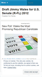 Mobile Screenshot of draftjimmywales.wordpress.com