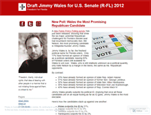 Tablet Screenshot of draftjimmywales.wordpress.com