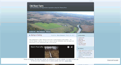 Desktop Screenshot of oldriverfarm.wordpress.com