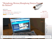 Tablet Screenshot of pengayau.wordpress.com