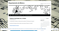 Desktop Screenshot of musicaloreto.wordpress.com