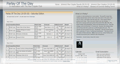 Desktop Screenshot of parlayoftheday.wordpress.com