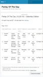 Mobile Screenshot of parlayoftheday.wordpress.com
