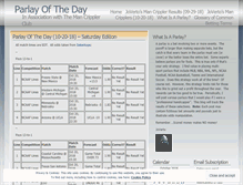 Tablet Screenshot of parlayoftheday.wordpress.com