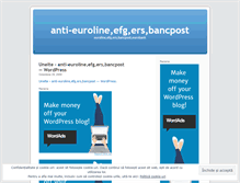 Tablet Screenshot of efgeurobank.wordpress.com
