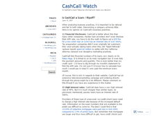 Tablet Screenshot of cashcallwatch.wordpress.com