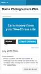 Mobile Screenshot of mainepug.wordpress.com