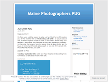 Tablet Screenshot of mainepug.wordpress.com