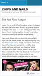 Mobile Screenshot of chipsandnails.wordpress.com