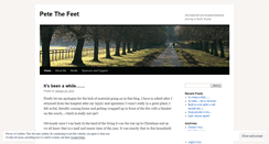 Desktop Screenshot of petethefeet.wordpress.com