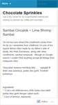 Mobile Screenshot of chocolatesprinkles.wordpress.com