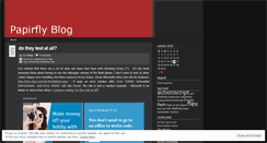Desktop Screenshot of papirfly.wordpress.com