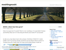 Tablet Screenshot of moshlingmoshi.wordpress.com