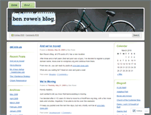 Tablet Screenshot of benrowesblog.wordpress.com