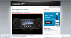 Desktop Screenshot of newgearandgadgets.wordpress.com