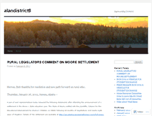 Tablet Screenshot of alandistrict6.wordpress.com