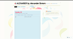 Desktop Screenshot of alexanderdresen.wordpress.com