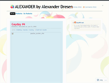 Tablet Screenshot of alexanderdresen.wordpress.com