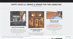 Desktop Screenshot of happyhourlosangeles.wordpress.com