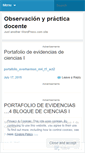 Mobile Screenshot of observacionypracticadocente.wordpress.com