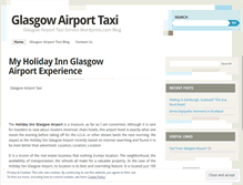 Tablet Screenshot of glasgowairporttaxi.wordpress.com