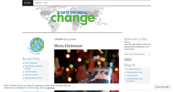 Desktop Screenshot of giftsinspiringchange.wordpress.com