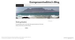 Desktop Screenshot of europemeetsafrica.wordpress.com