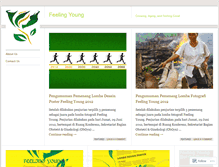 Tablet Screenshot of feelingyoung2012.wordpress.com