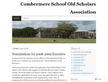 Tablet Screenshot of combermere.wordpress.com