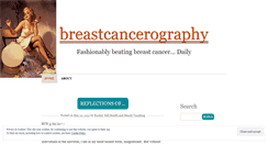 Desktop Screenshot of breastcancerography.wordpress.com