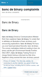 Mobile Screenshot of docs.bancdebinarycomplaints.wordpress.com
