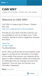 Mobile Screenshot of cawwny.wordpress.com
