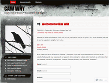 Tablet Screenshot of cawwny.wordpress.com