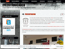 Tablet Screenshot of iyc2011unicauca.wordpress.com