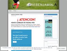 Tablet Screenshot of prebenjamina.wordpress.com