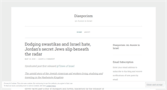 Desktop Screenshot of diasporism.wordpress.com