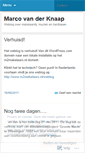 Mobile Screenshot of marcovanderknaap.wordpress.com