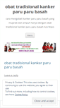 Mobile Screenshot of obatkankerparuparubasah.wordpress.com