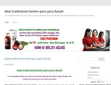 Tablet Screenshot of obatkankerparuparubasah.wordpress.com