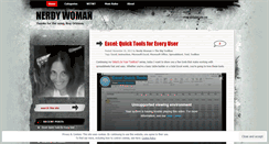 Desktop Screenshot of nerdywoman.wordpress.com