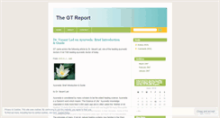 Desktop Screenshot of gtreport.wordpress.com