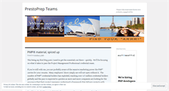 Desktop Screenshot of pmpcoach.wordpress.com