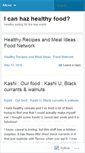Mobile Screenshot of icanhazhealthyfood.wordpress.com