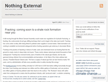 Tablet Screenshot of nothingexternal.wordpress.com