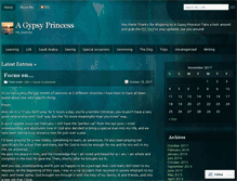 Tablet Screenshot of agypsyprincess.wordpress.com