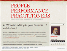 Tablet Screenshot of peopleperformancepractitioners.wordpress.com