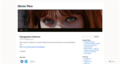 Desktop Screenshot of olivierpere.wordpress.com
